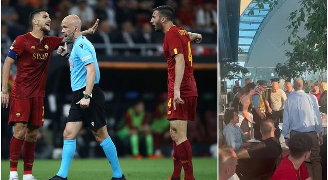 Arbitro Taylor insultato da tifosi Roma, moglie e figlia spaventate