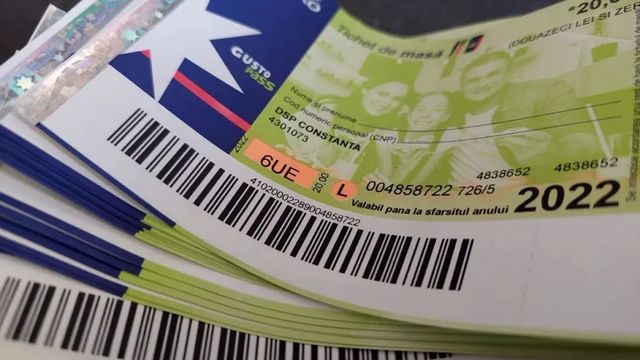 Parlamentul a votat creșterea valorii tichetelor de masă