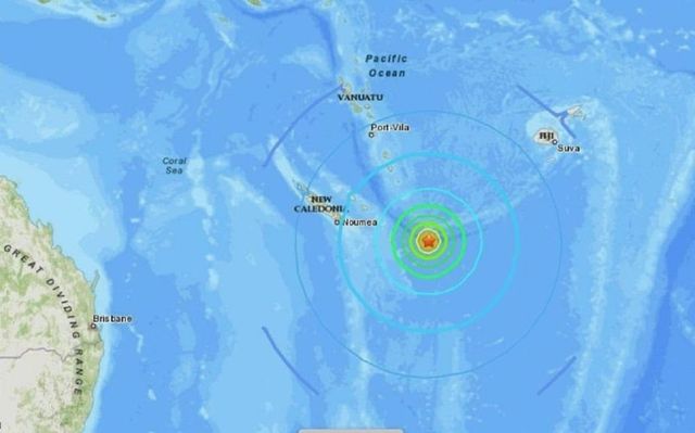 Un cutremur de 7,7 în largul arhipelagului Noua Caledonie declanșează alertă de tsunami în Pacificul de Sud