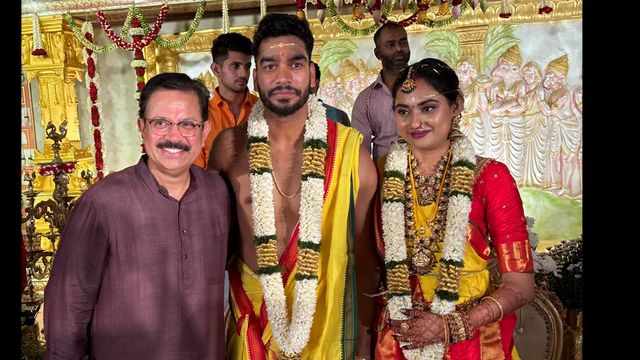 Venkatesh Iyer ties knot in traditional wedding ceremony