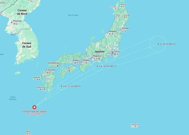 Alertă pentru moldovenii din Japonia. Un taifun va aduce ploi torențiale și vânt puternic în mai multe regiuni