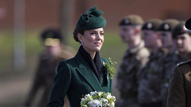 La princesa de Gales cumple con el Día de San Patricio vestida de verde