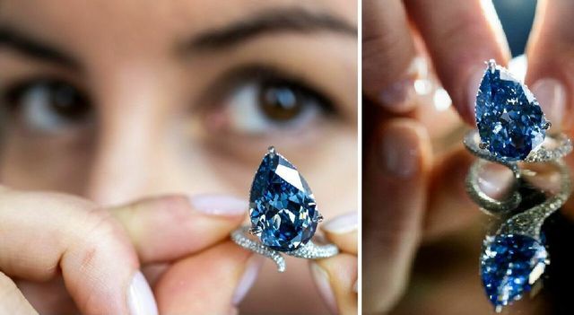 Venduto per 25 milioni di dollari il diamante 'Blu Mellon'