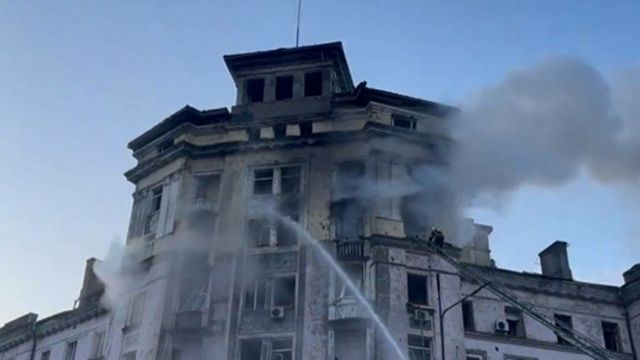 Explozii auzite în centrul Kievului, după o alertă aeriană de rachete și drone lansate de Rusia