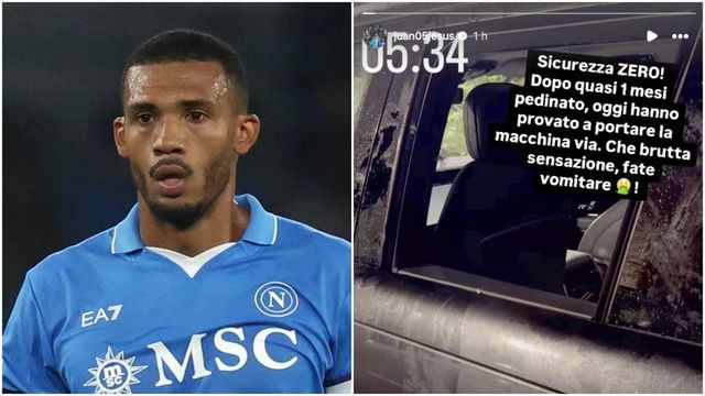 “Fate vomitare, non mi sento più al sicuro”: duro sfogo di Juan Jesus dopo il tentativo furto della sua auto a Napoli