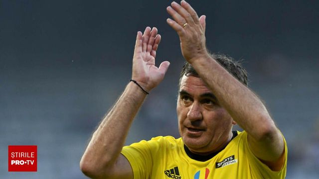 Gheorghe Hagi, aproape în lacrimi după ce a primit cea mai înaltă distincție a statului român