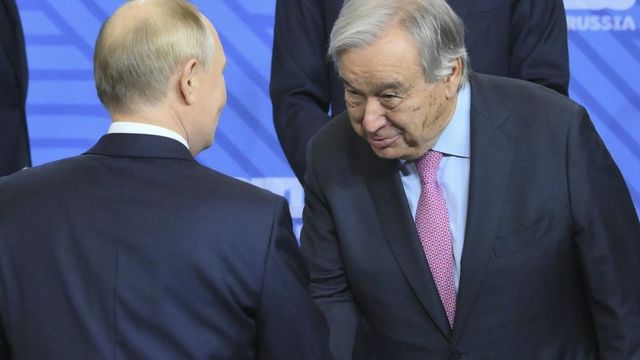 Guterres vyzval Putina k míru na Ukrajině