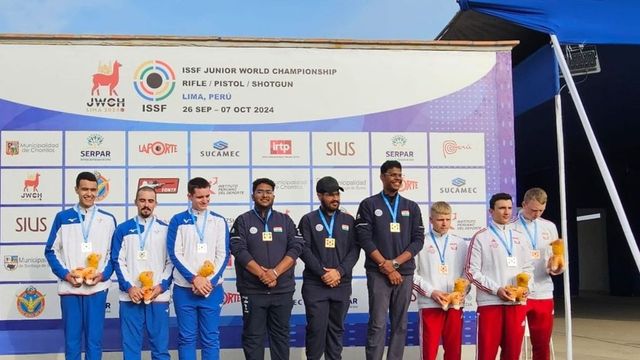 India Trio Wins Men's Team Gold In Junior Shooting World Championship