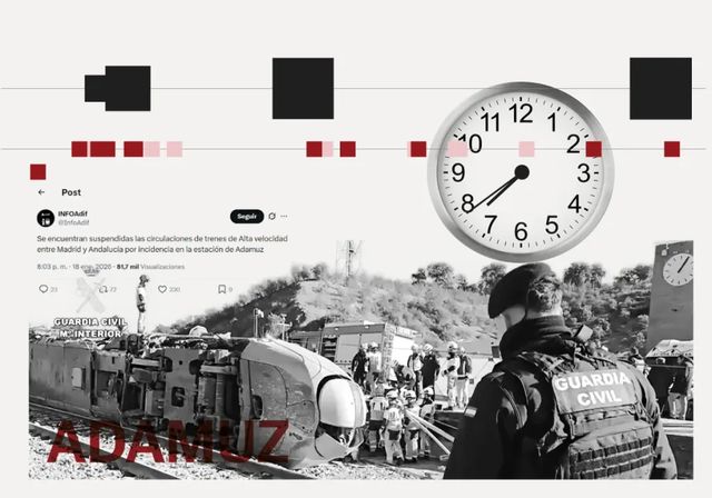 Cronología de Adamuz: así se pasó del goteo de información al detalle de la tragedia