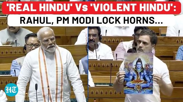 Rahul Gandhi vs Narendra Modi in Lok Sabha over ‘Hindu’ remark; Amit Shah demands apology