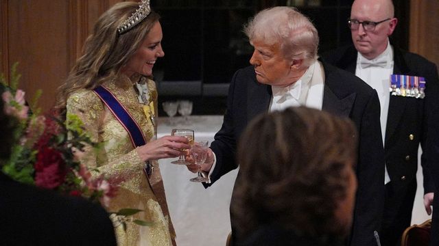 La historia de la tiara que lució Kate Middleton en la cena de Estado en Windsor y que heredó de Diana de Gales