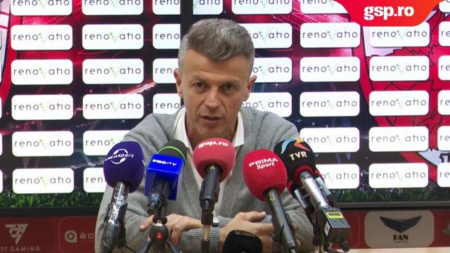 Ovidiu Burcă, discurs plin de optimism înaintea meciului cu FCSB
