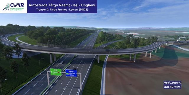 Tronsonul 2 Târgu Frumos-Lețcani al Autostrăzii A8 va fi construit de o asociere de firme româno-bulgară, anunță CNIR