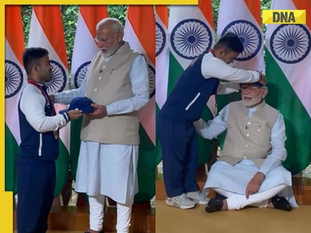 Paralympic Gold medallist Navdeep Singh meets PM, gifts him cap, Modi’s gesture goes viral, watch video here