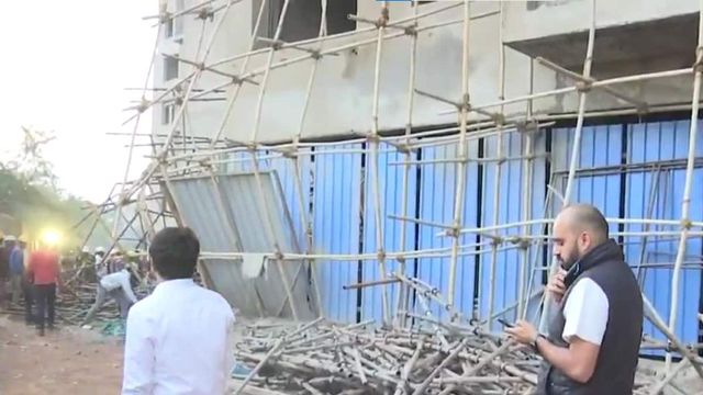 Two Killed In Centring Frame Crash At Under-Construction Building In Raipur