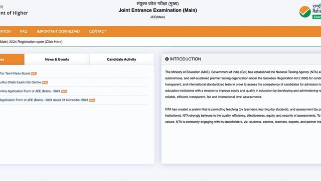 Last date to apply for JEE Main 2024 session 1, direct link, other details