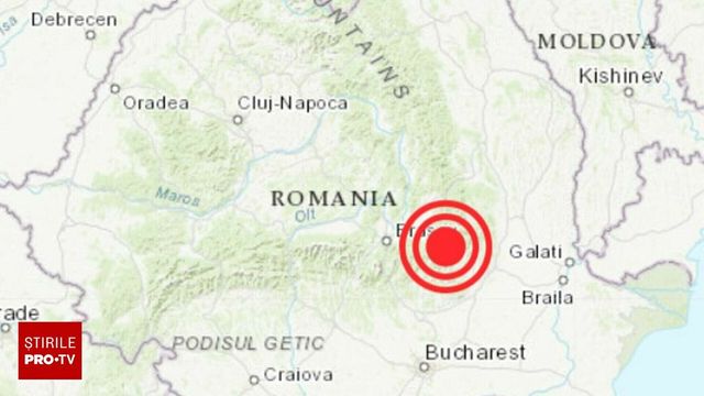 Un cutremur de magnitudine 4,2 s-a produs joi seara în România