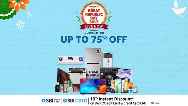 Amazon Republic Day Sale: Get up to 80% off on fashion, footwear, bags, perfumes, watches, and more