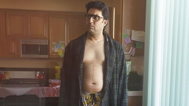 Abhishek Bachchan normalises pot belly in new film I Want To Talk poster