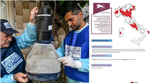 Quinta vittima nel Lazio per West Nile, morto 77enne