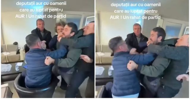 Scandal la AUR. Altercație între deputatul Dan Tanasă și un membru al partidului. „Bă, tu mă faci pe mine borfaș?”