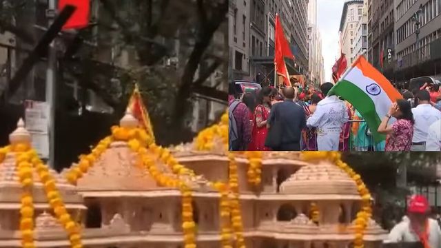 India Day Parade In New York Features Replica Of Ayodhya Ram Mandir