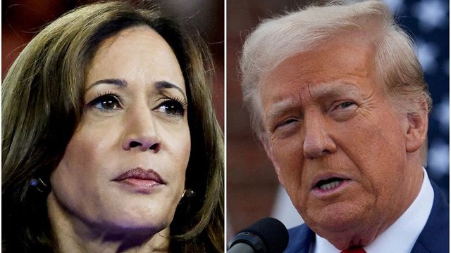 Kamala Harris leads Donald Trump in several key battleground states, polls say