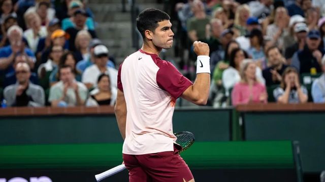 Alcaraz se divierte contra Dimitrov avanzando en Indian Wells