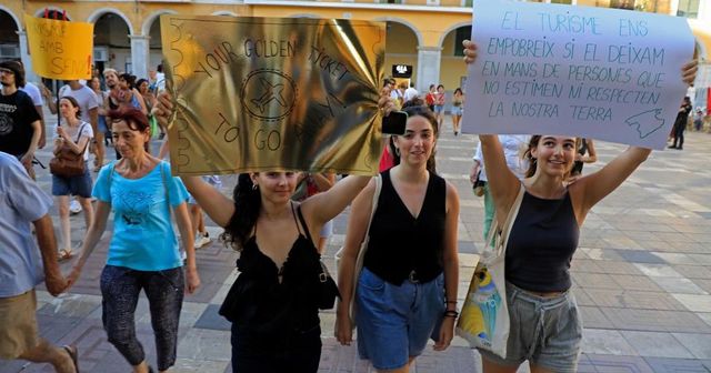 Proteste în Palma de Mallorca față de turismul de masă