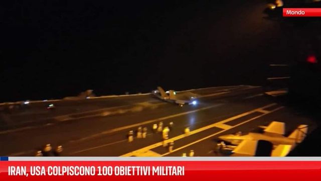 Iran, Usa colpiscono 100 obiettivi militari