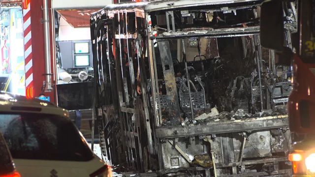 Шест жертви при пожар в автобус в Швейцария