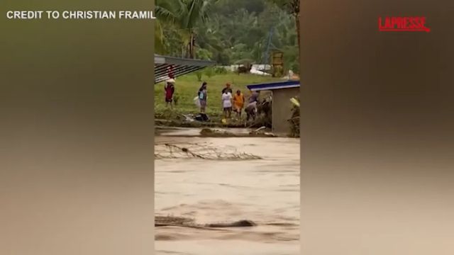 Filippine, inondazioni scatenate dal tifone Toraji