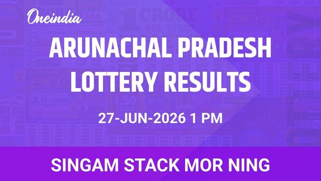Arunachal Pradesh Singam Stack Evening Winners 27 June — Explore Prize Details