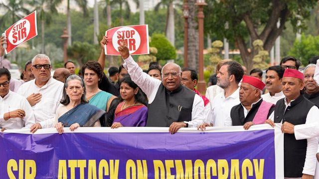Parliament Monsoon Session live: Opposition MPs to march to Election Commission over SIR row