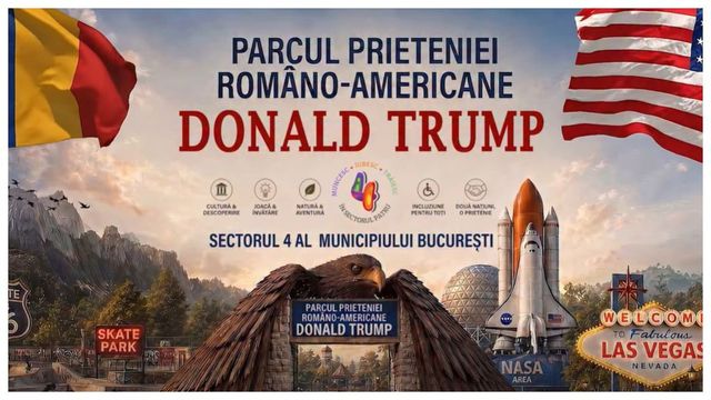 NASA, Hollywood și Donald Trump, în același parc din București. Daniel Băluță a prezentat proiectul