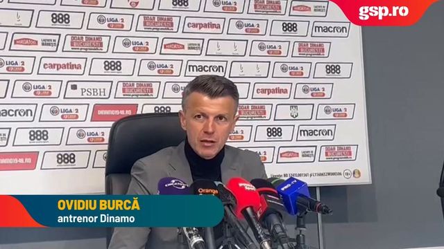 Dinamo - Gloria Buzău 1-1 / Concluziile lui Ovidiu Burcă după primul meci din play-off