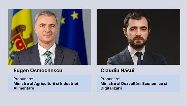 Vasile Tofan schimbă doi miniștri - Claudiu Năsui, propus la Economie, iar Eugeniu Osmochescu la Agricultură - Politik