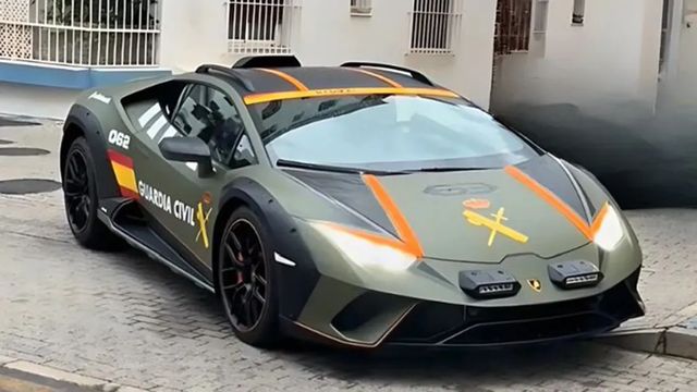 Así es el Lamborghini de la Guardia Civil que tiene su origen en Murcia