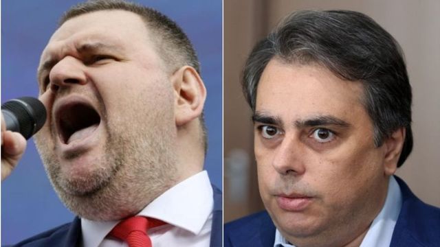 Делян Пеевски и Асен Василев в остър спор пред парламента