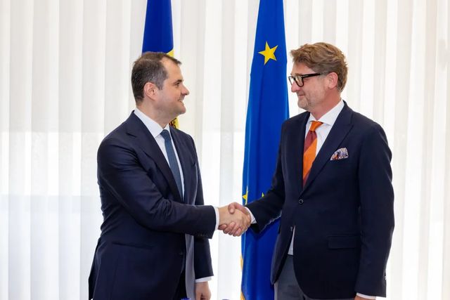 Parteneriatul moldo-român discutate de Premierul Vasile Tofan și ambasadorul României