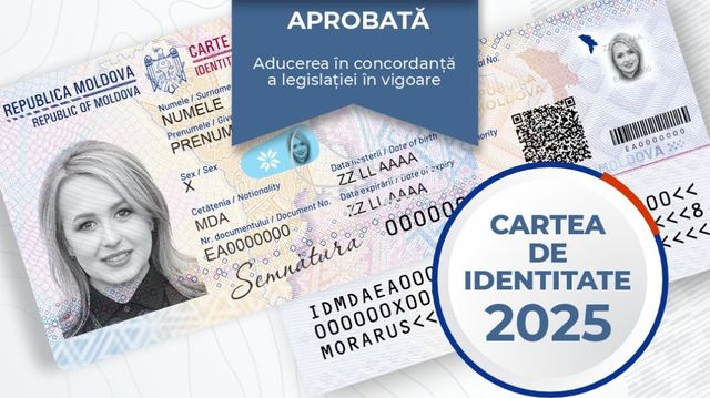 Din 2025, cetățenii Republicii Moldova vor avea un nou act de identitate – Cartea de identitate