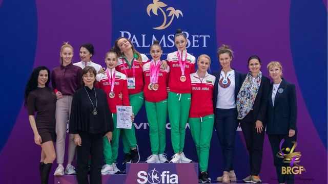 Четири златни медала за България на финалите при девойките на международния турнир по художествена гимнастика ”София къп”