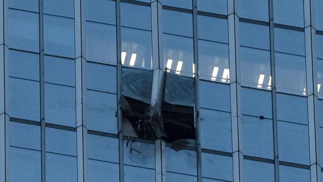 Small plane crashes into Beijing's tallest building