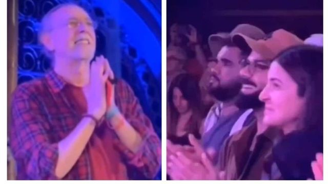 Virat Kohli, Anushka Sharma spent the weekend at kirtan in London while Bollywood partied with Ambanis. Watch