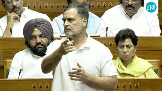 Rahul Gandhi targets Amit Shah in Lok Sabha over police action against student protesters