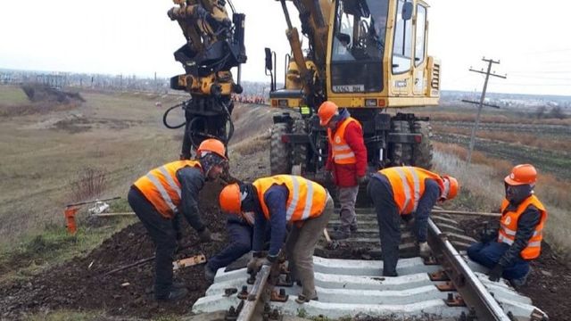 Tronsonul de cale ferată „Tighina-Basarabeasca-Giurgiulești”, în proces de reabilitare
