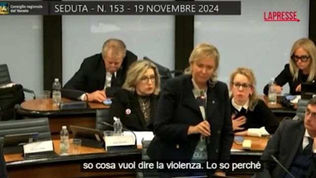 Consigliera veneta rivela in aula, ‘ho subito anch’io violenza’