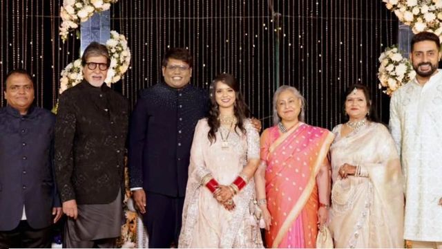 Abhishek Bachchan, Amitabh Bachchan and Jaya attend a wedding without Aishwarya Rai, netizens speculate…