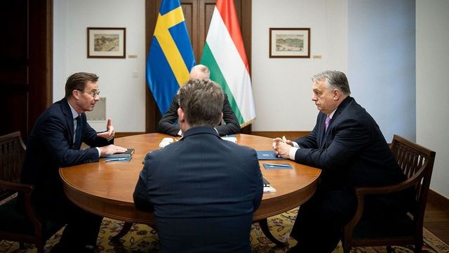 Közös sajtótájékoztatót tart Orbán Viktor és Ulf Kristersson svéd miniszterelnök - élő közvetítésünk