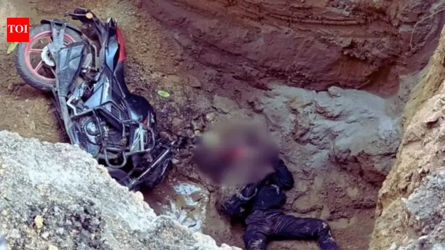 Motorcyclist dies after falling into pit on under-construction road in west Delhi